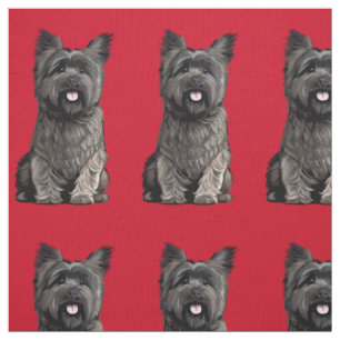 Niedlich Cairn Terrier Fabric Stoff