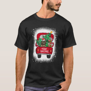 Niedlich Cairn Terrier Red Truck Merry Christmas B T-Shirt