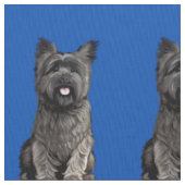 Niedlich Cairn Terrier Stoff (Nahaufnahme)