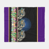 Niedlich Calavera Cats Fleece Blanket (Vorderseite (Horizontal))