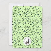 Niedlich Calavera Katzen Kindergeburtstag Einladun Einladung (Rückseite)