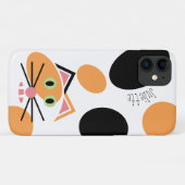 Niedlich Calico Cat individuell anpassbar Case-Mate iPhone Hülle (Rückseite (Horizontal))