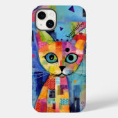 Niedlich Calico Cat Personalisiert Case Mate (Rückseite)