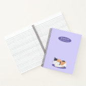 Niedlich Calico Cat Spiral Notebook Notizblock (Innenseite)