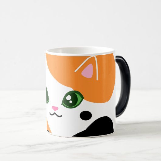 Niedlich Calico Cat Tasse (VorderseiteRechts)