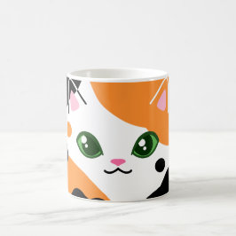 Niedlich Calico Cat Tasse