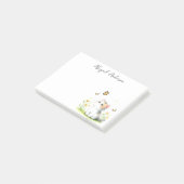 Niedlich Calico Kitten mit Schmetterlingen Persona Post-it Klebezettel (angewinkelt)