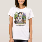 Niedlich Calico und Catnip Cat Lover T-Shirt (Vorderseite)