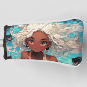 Niedlich Calm Summer Beach Swim Anime Girl Golf Headcover (Vorderseite)