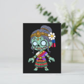 Niedlich Cambodian Zombie Postkarte (Stehend Vorderseite)