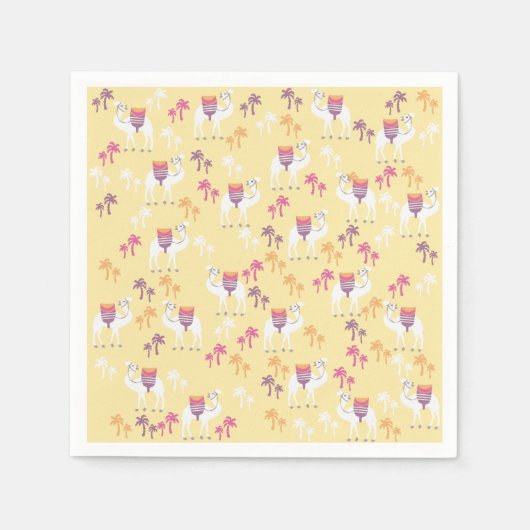 Niedlich Camel Paper Napkins Serviette (Vorderseite)
