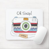 Niedlich Camera Doodle Oh schläfchen Mousepad (Mit Mouse)