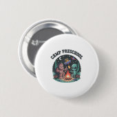 Niedlich Camp Out Preschool Tiny Bigfoot Campingpl Button (Vorne & Hinten)
