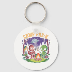 Niedlich Camp Pre-k Kids Alien Campground Bigfoot Schlüsselanhänger