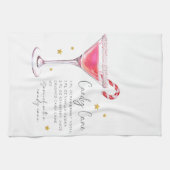 Niedlich Candy Cane Cocktail Rezept Geschirrtuch (Horizontal)