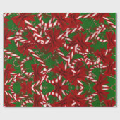 Niedlich Candy Cane Geschenkpapier (Flach)