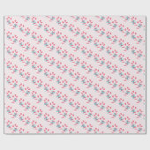 Niedlich Candy Cane Pattern Pink Weihnachten Geschenkpapier (Flach)