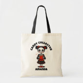 Niedlich Candy Collector Skeleton Girls Halloween Tragetasche (Vorne)