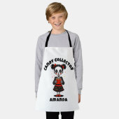 Niedlich Candy Collector Skeleton Kids Halloween Schürze (Getragen)