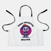Niedlich Candy Collector Skelettkids Halloween Schürze (Vorderseite)