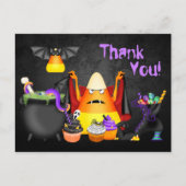 Niedlich Candy Corn Spooky Leckereien Halloween Vi Postkarte (Vorderseite)