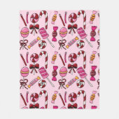 Niedlich Candy Fleecedecke (Vorderseite)