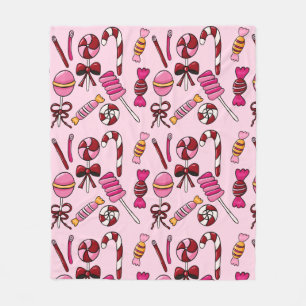 Niedlich Candy Fleecedecke