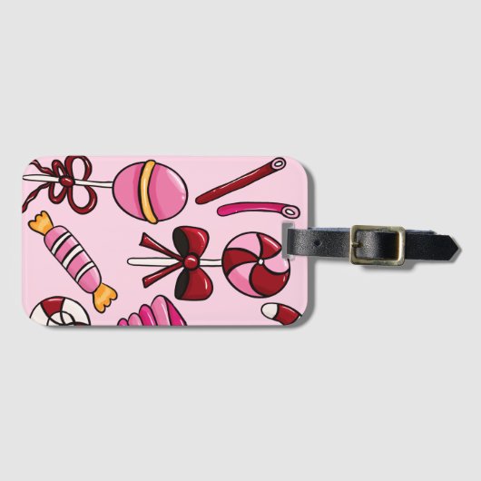 Niedlich Candy Gepäckanhänger (Vorderseite (Horizontal))