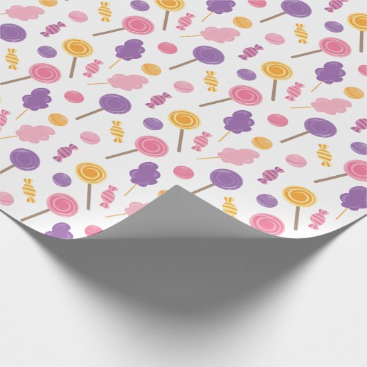 Niedlich Candy Geschenkpapier (Ecke)