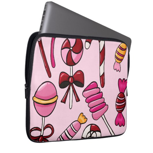 Niedlich Candy Laptopschutzhülle (Vorne Rechts)