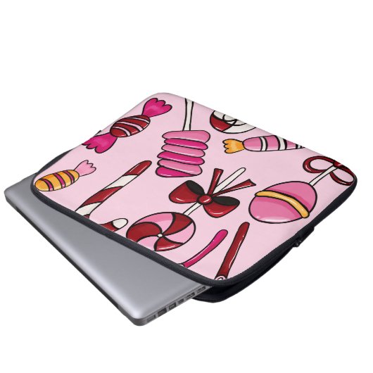 Niedlich Candy Laptopschutzhülle (Vorne Knopf)