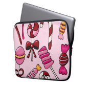 Niedlich Candy Laptopschutzhülle (Vorderseite Links)