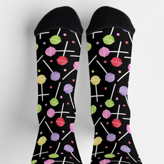 Niedlich Candy Lollipops Gemustert Decora Kei Socken (Oben)