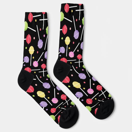 Niedlich Candy Lollipops Gemustert Decora Kei Socken (Rechts)