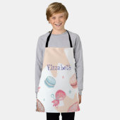Niedlich Candy Macarons Personalisiert Schürze (Getragen)