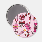 Niedlich Candy Magnet (Vorderseite/Rückseite)