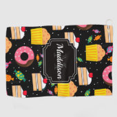 Niedlich Candy Pattern Golfhandtuch (Horizontal)