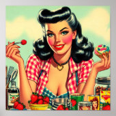 Niedlich Candy Pinup Poster (Vorne)