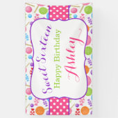 Niedlich Candy Sweet 16 Geburtstagsparty Banner (Vertikal)