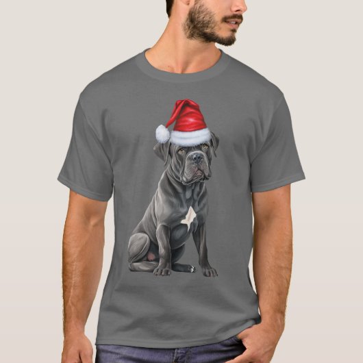 Niedlich Cane Corso Dog Lover Funny Christmas T-Shirt (Vorderseite)