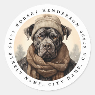Niedlich Cane Corso Round Stickers