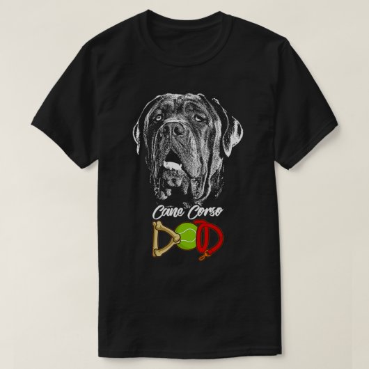 Niedlich Cane Corso Vater T-Shirt (Design vorne)
