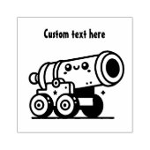 Niedlich Cannon Gummistempel (Prägung)