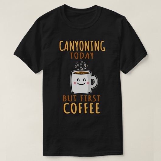 Niedlich Canyoning T-Shirt (Design vorne)