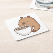 Niedlich Cape Coffee Fun Paper Untersetzer (angewinkelt)