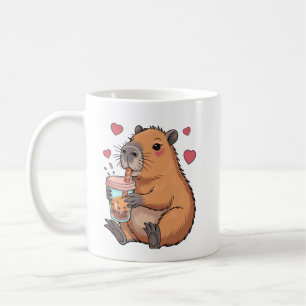Niedlich Capybara Boba Tea Blase Kaffeetasse