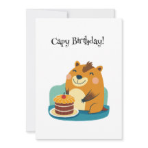 Niedlich Capybara Cake Geburtstagspause Funny