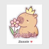 Niedlich Capybara Cartoon Kawaii Aufkleber (Blatt)