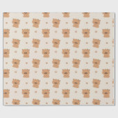 Niedlich Capybara Couple Geschenkpapier (Flach)