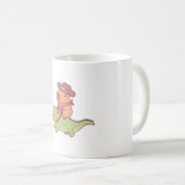 Niedlich Capybara Cowboy Reiten Kaffeetasse (VorderseiteRechts)